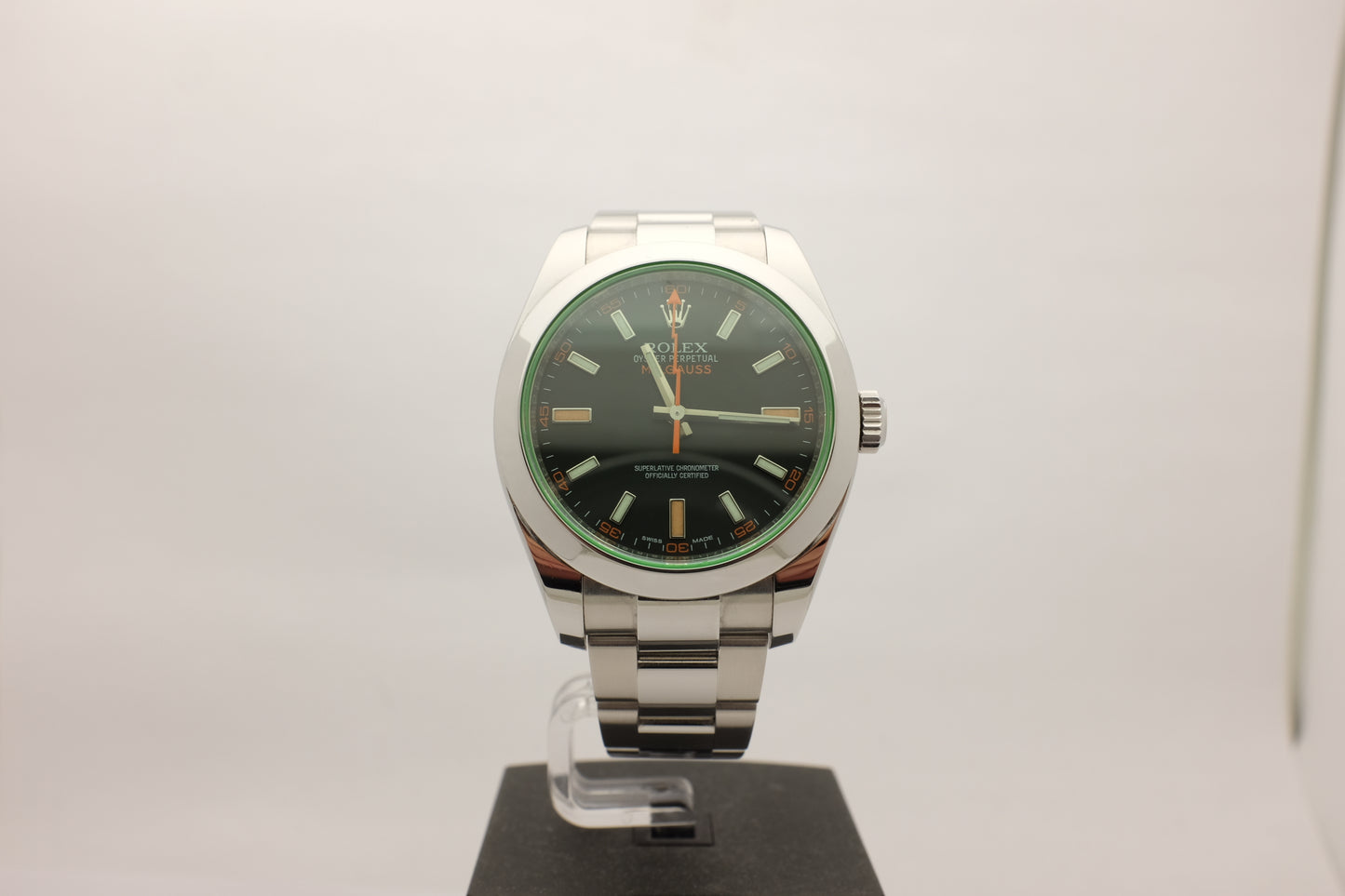Rolex Milgauss Green Sapphire 40MM 116400GV