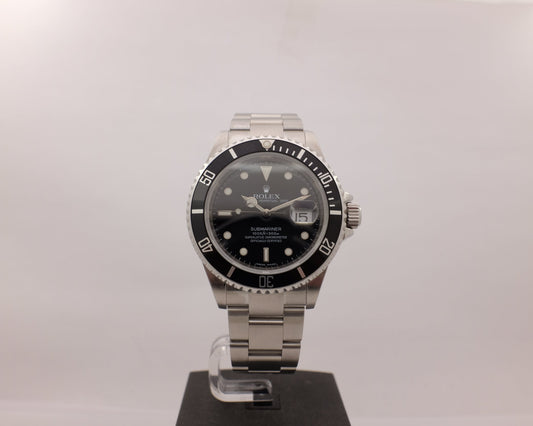 Rolex Submariner Steel Date "Rehaut" 16610 Box Papers 2008