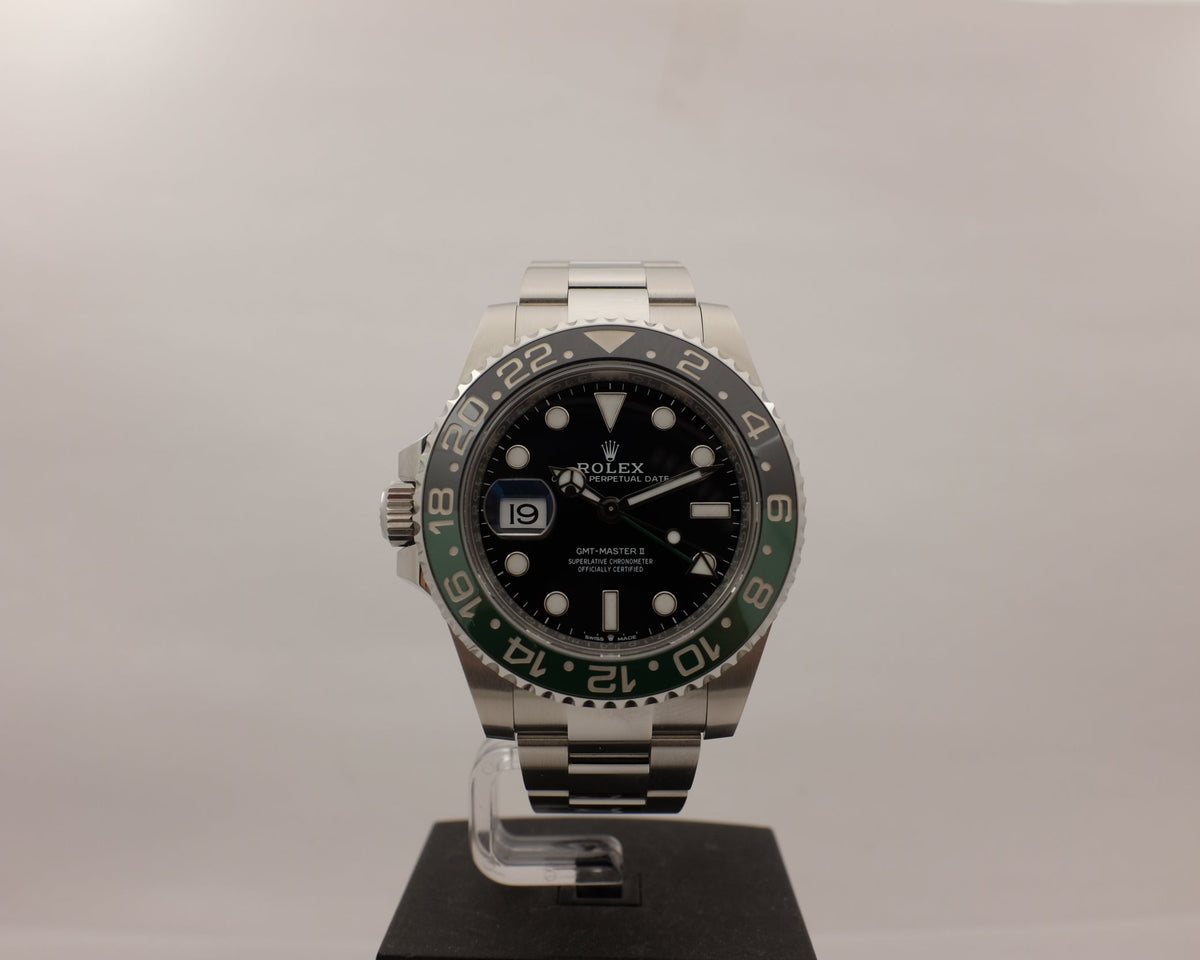 Rolex GMT Master II Black & Green Ceramic 40MM 126720VTNR Box Papers 2024