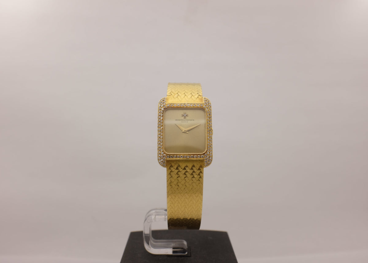 Vacheron Constantin 18K Yellow Gold Diamonds 20mm X 27mm