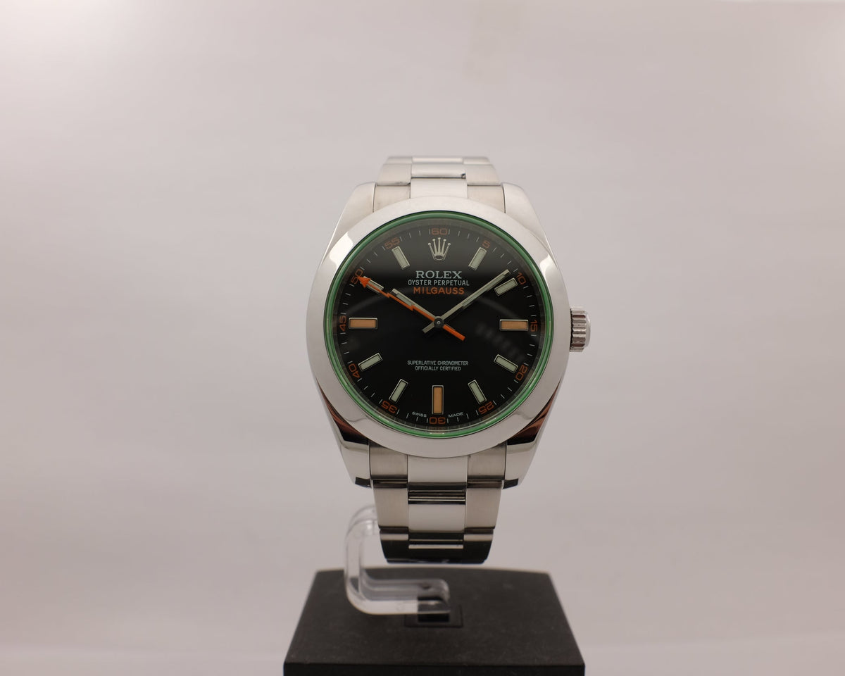 Rolex Milgauss Green Sapphire 40MM 116400GV