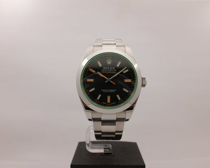 Rolex Milgauss Green Sapphire 40MM 116400GV