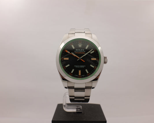 Rolex Milgauss Green Sapphire 40MM 116400GV