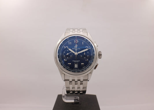 Breitling Premier B01 Chronograph Steel Blue 42MM AB0145171C1A1 Box Papers 2025