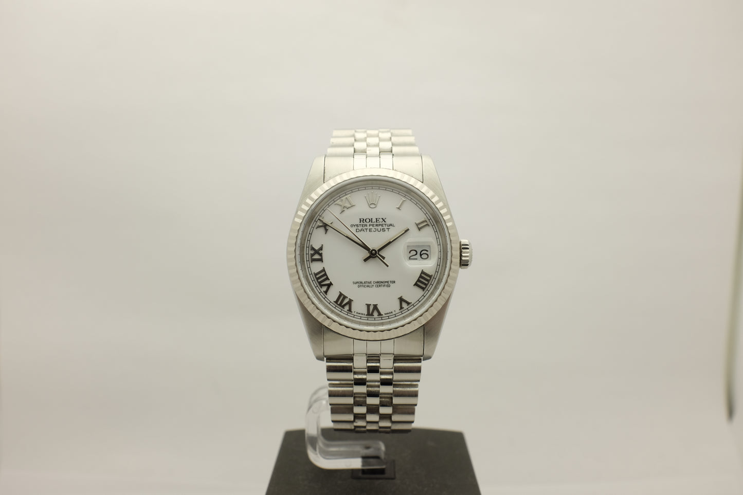 Rolex Datejust Steel Fluted Bezel 36MM 16014