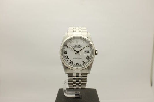 Rolex Datejust Steel Fluted Bezel 36MM 16014