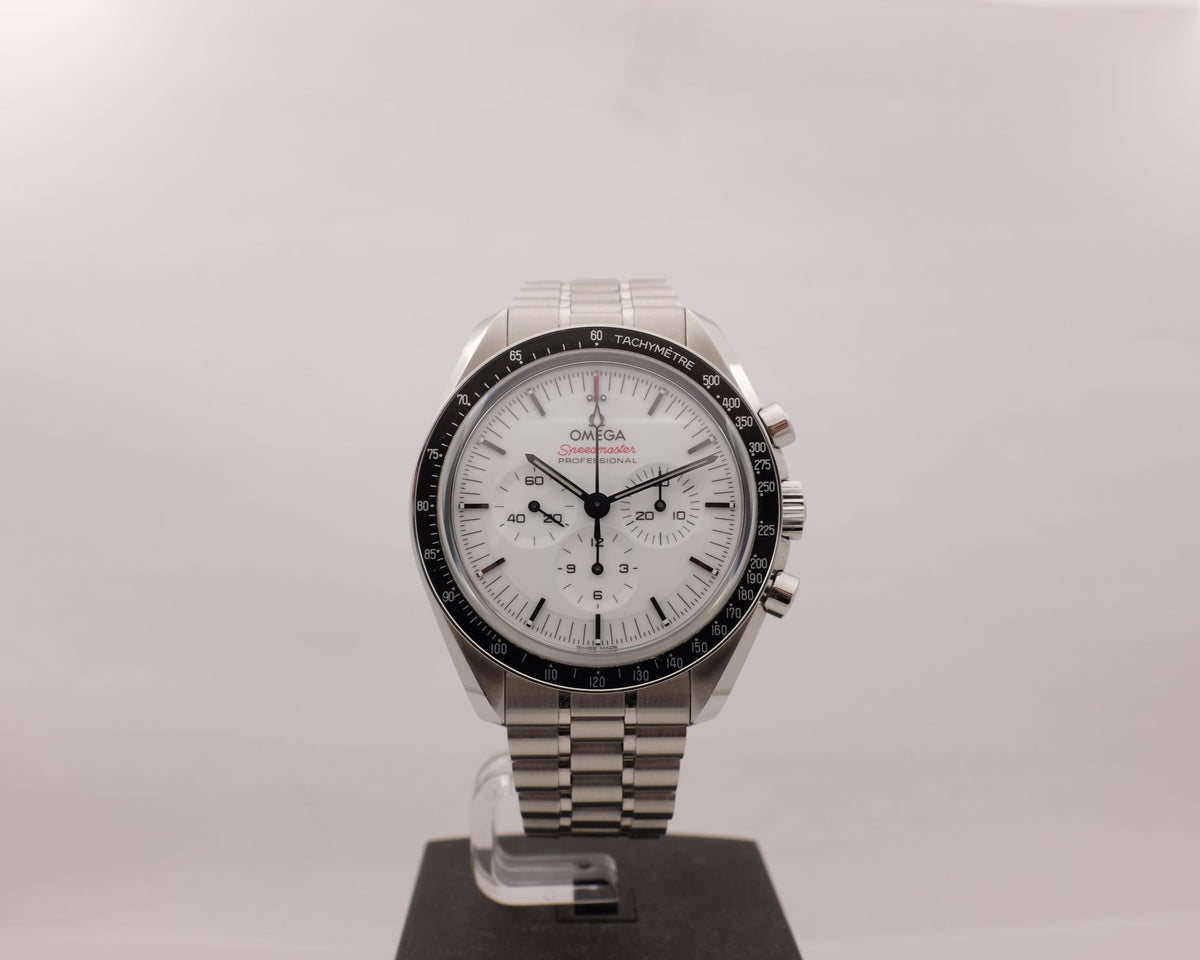 Omega Speedmaster Moonwatch White 42MM 310.30.42.50.04.001 Box Papers 2024