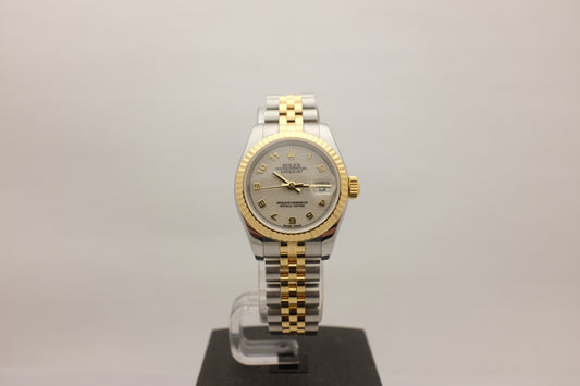 Rolex Datejust 18Kt Steel Date Jubilee 26mm 179173 Box Papers 2008