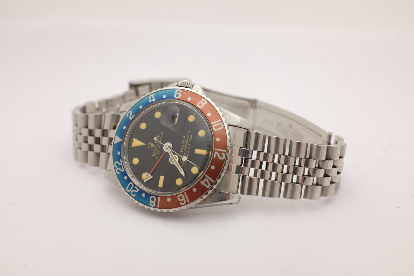 Rolex GMT Master Gilt Dial Pepsi 1675 40MM CIRCA 1960