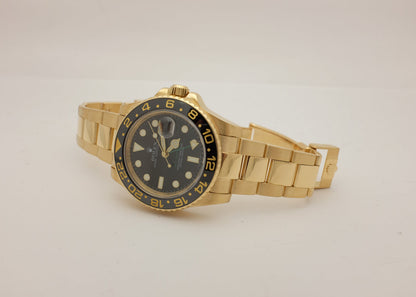 Rolex GMT Master II Ceramic Yellow Gold 116718 Box Papers 2008