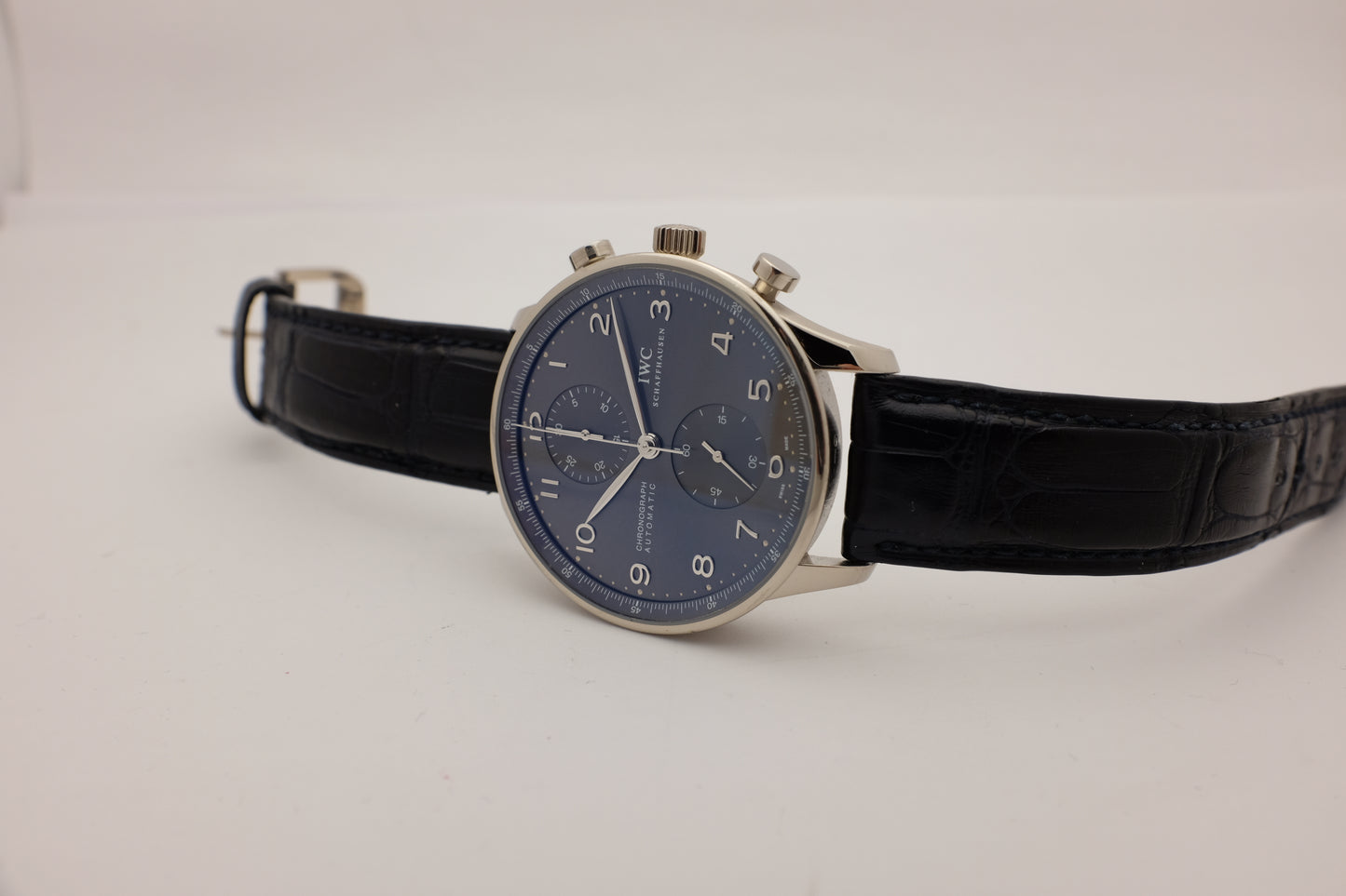 IWC Portuguese Chronograph White Gold 41MM IW371431 Box Papers