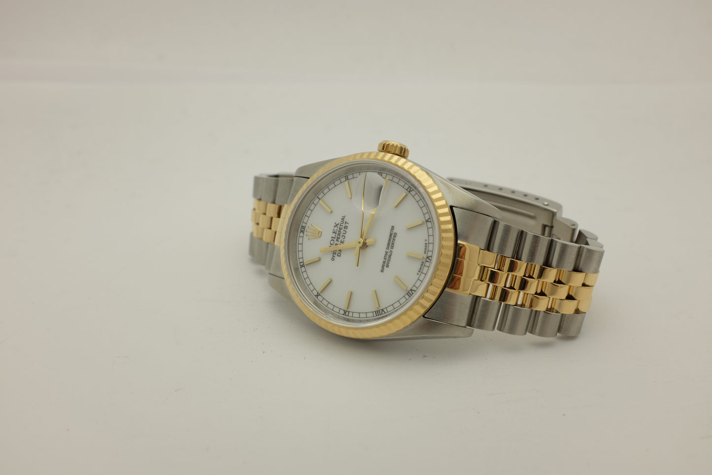Rolex Datejust 18kt Steel Jubilee 36MM 16233 Box Papers 1993