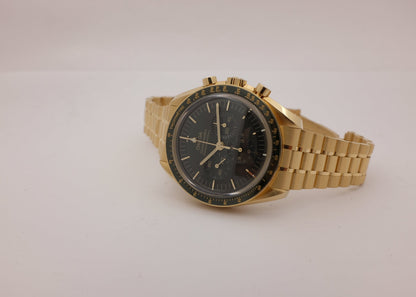 Omega Speedmaster Moonwatch 18K Yellow Gold Moonshine 42MM 310.60.42.50.10.001 Box Papers 2020