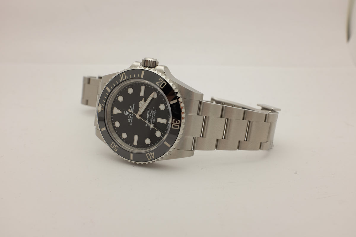 Rolex Submariner Steel No Date Ceramic 41MM 124060 Box Papers 2021