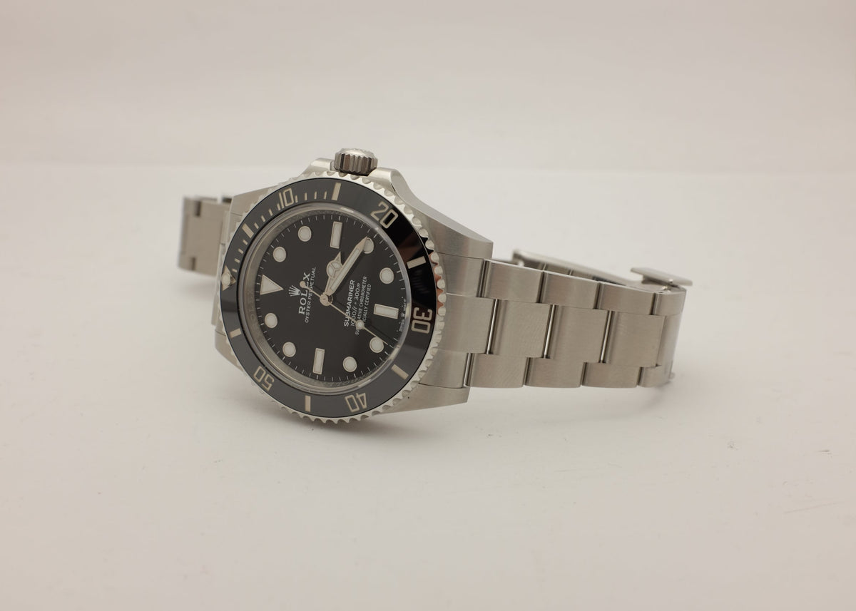 Rolex Submariner Steel No Date Ceramic 41MM 124060 Box Papers 2021