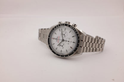 Omega Speedmaster Moonwatch White 42MM 310.30.42.50.04.001 Box Papers 2024