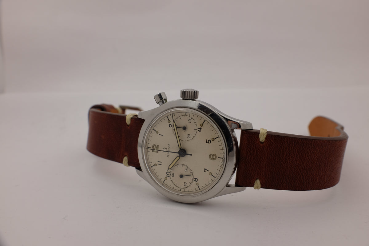 Omega RCAF Monopusher Chronograph 1960's 38MM