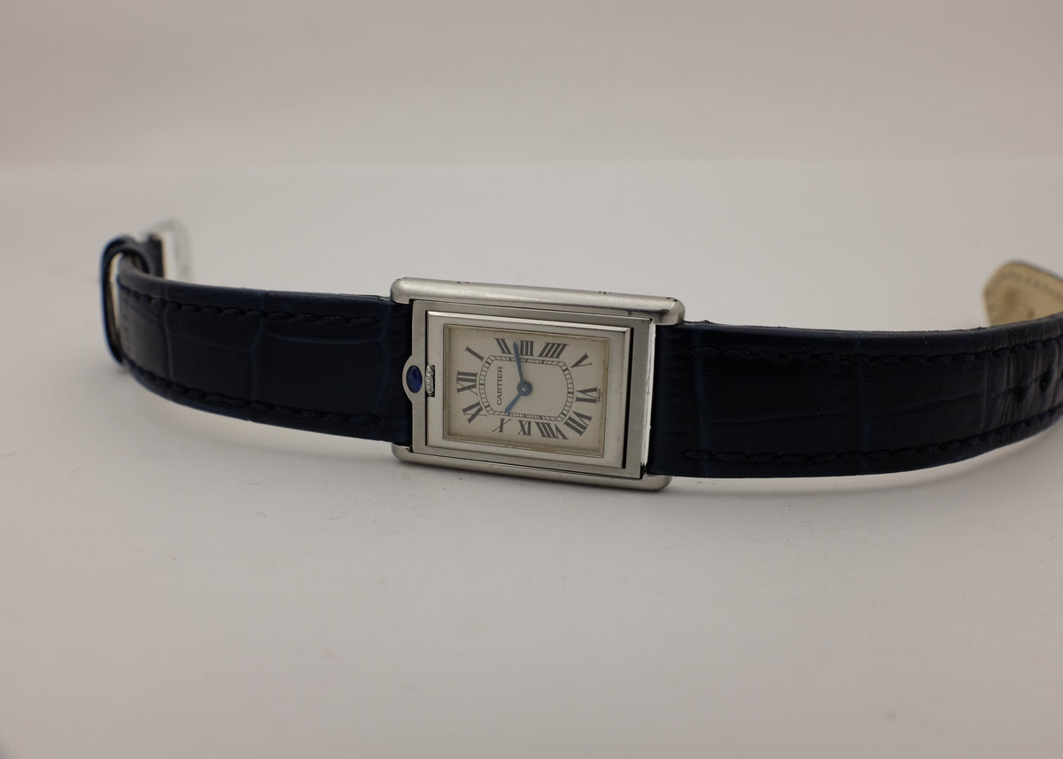 Cartier Tank Basculente 24mm X 35mm Quartz 2405