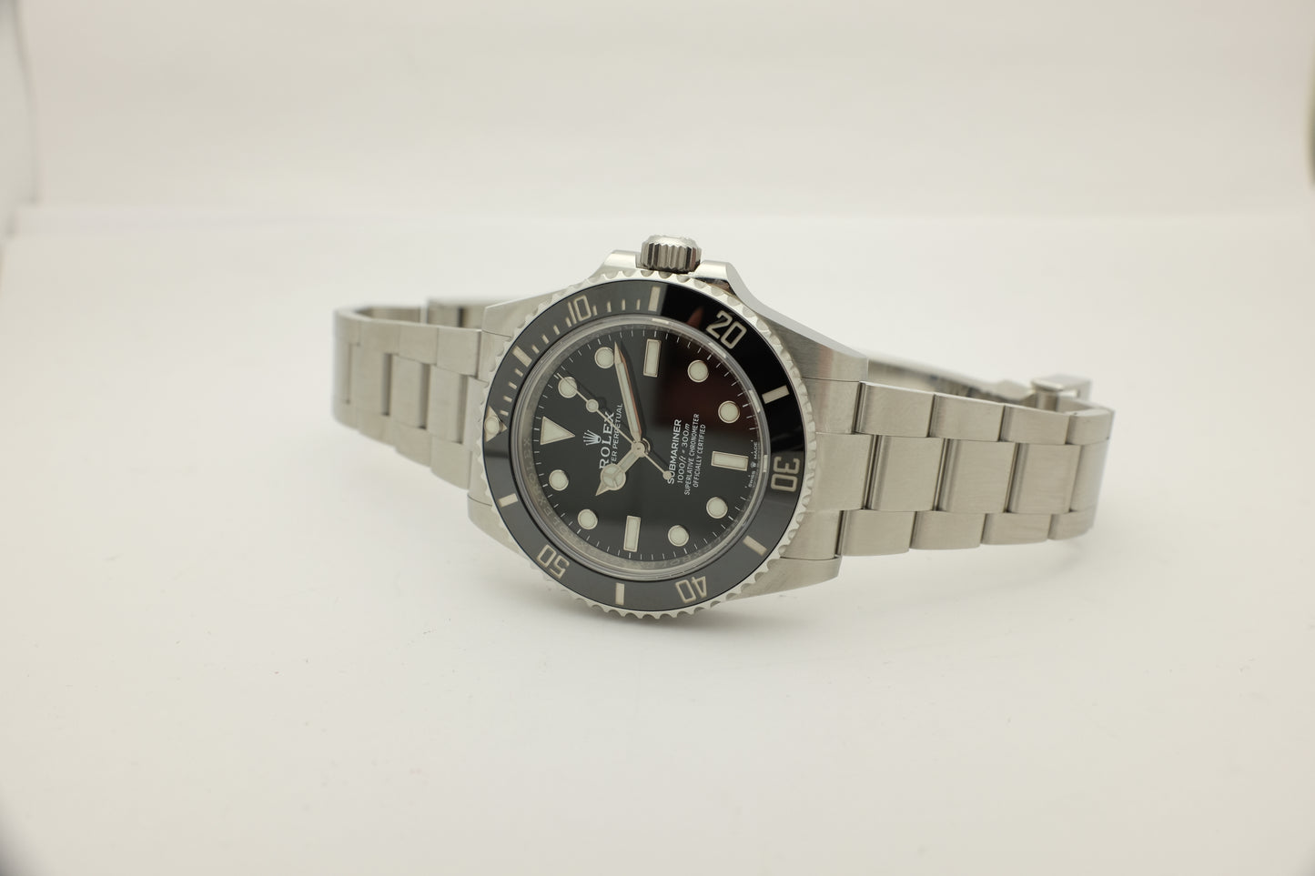 Rolex Submariner Steel No Date Ceramic 41MM 124060 Box Papers 2023