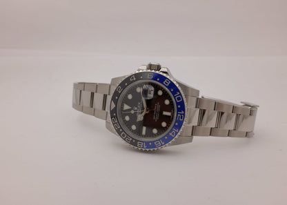 Rolex GMT Master II Black & Blue Ceramic 116710BLNR Box Papers 2016