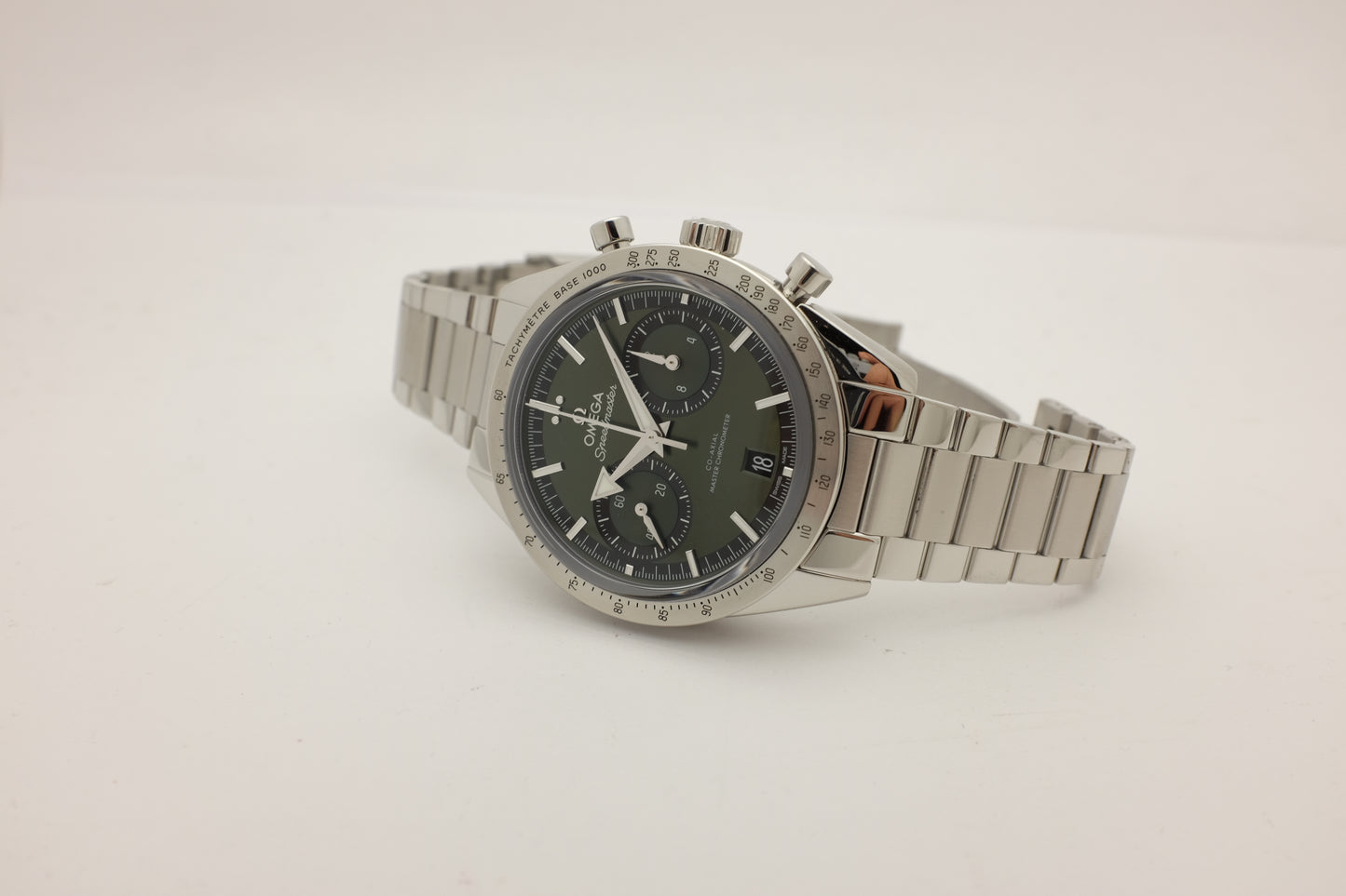Omega Speedmaster 57 Green Chronograph 40MM 332.10.41.51.10.001 Box Papers 2023
