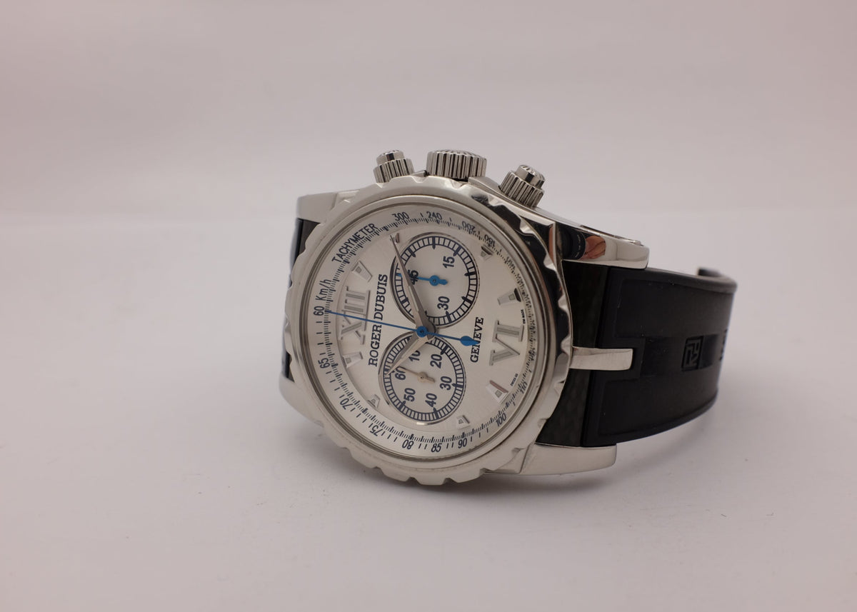 Roger Dubuis Sympathie Chronograph Steel Limited Edition 280Pcs 43MM Box Papers