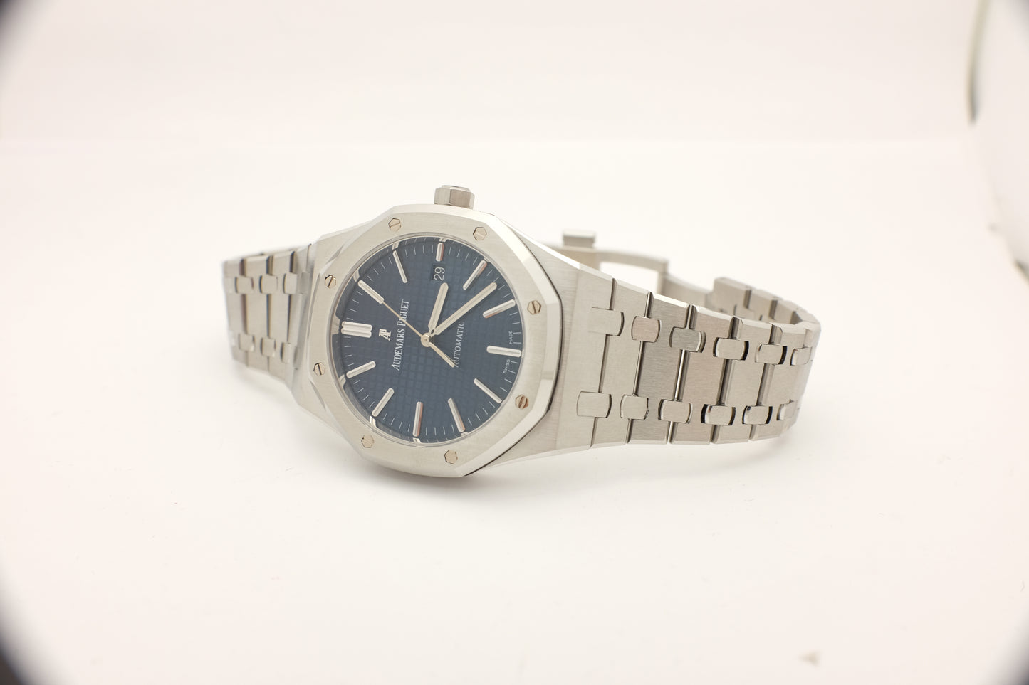 Audemars Piguet Royal Oak Steel Blue 41MM 15400ST.OO.1220ST.03 Box Papers 2014