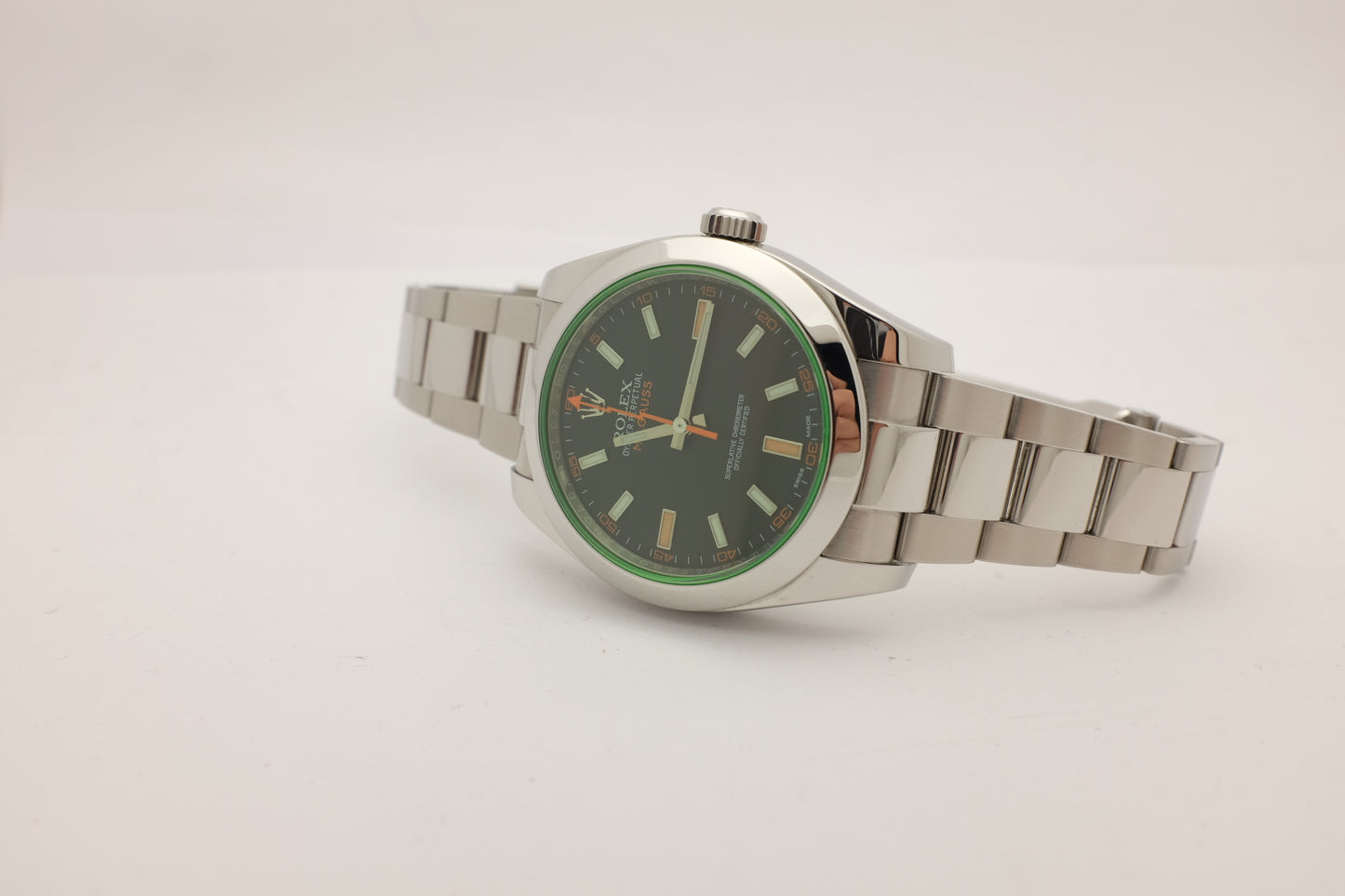 Rolex Milgauss Green Sapphire 40MM 116400GV