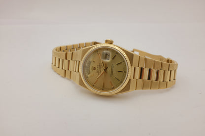 Rolex Day Date President Yellow Gold Oyster Quartz 36MM