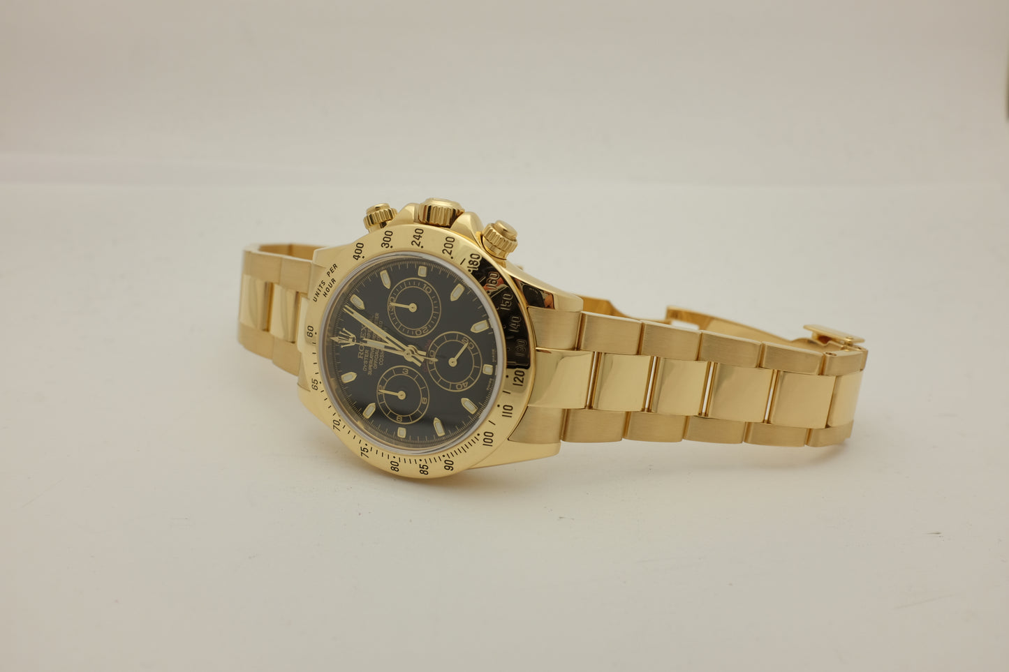 Rolex Daytona Cosmograph 18K Yellow Gold 116528 Box Papers 2003
