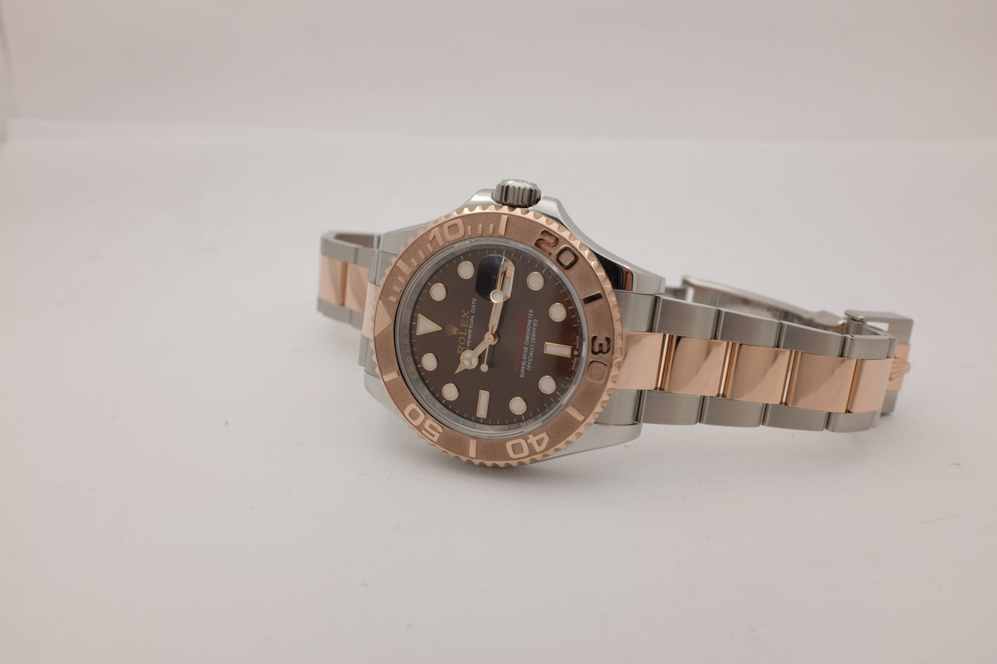 Rolex Yacht Master 18Kt Rose Gold Steel Chocolate 40MM 126621 Box Papers 2024