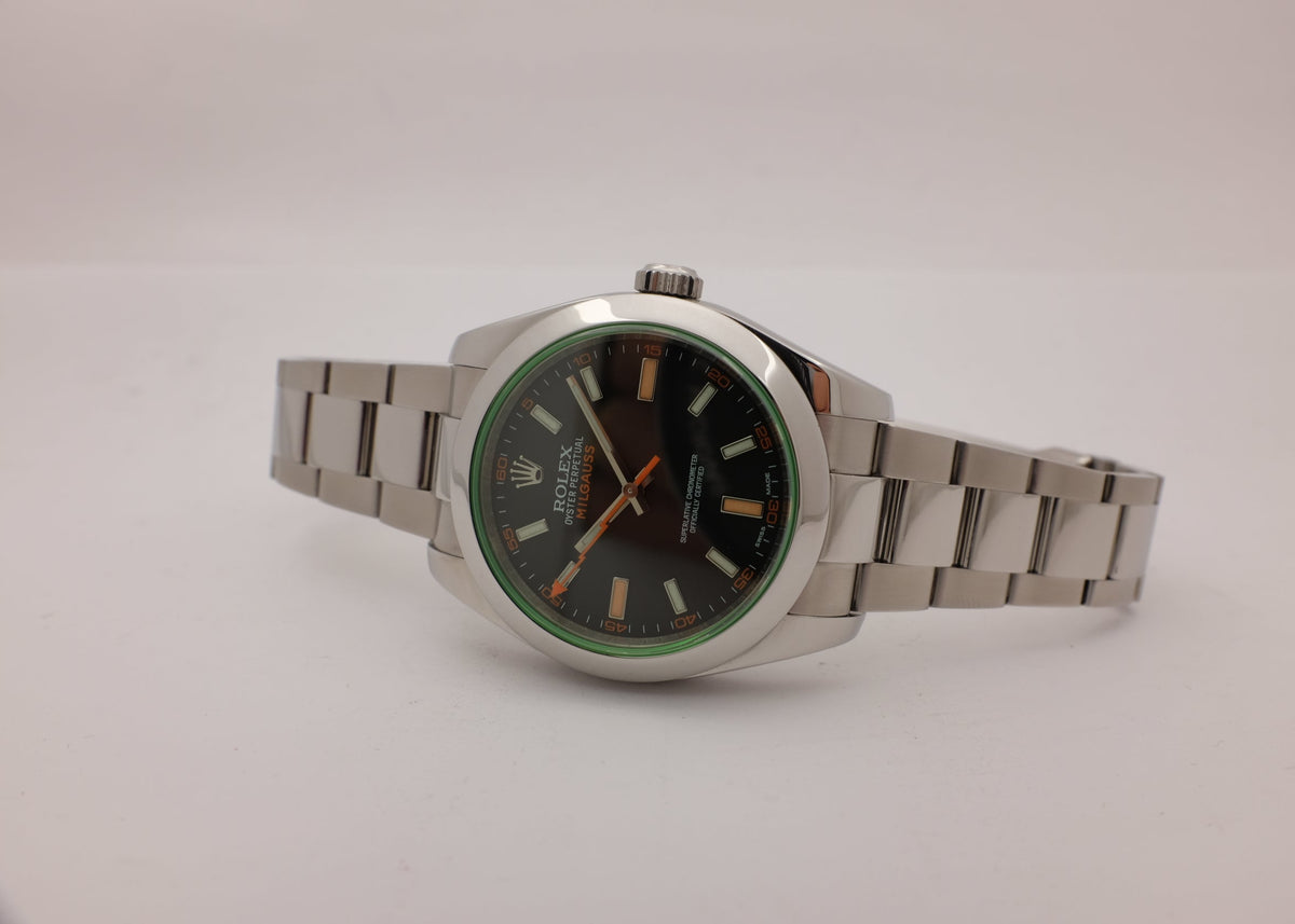 Rolex Milgauss Green Sapphire 40MM 116400GV