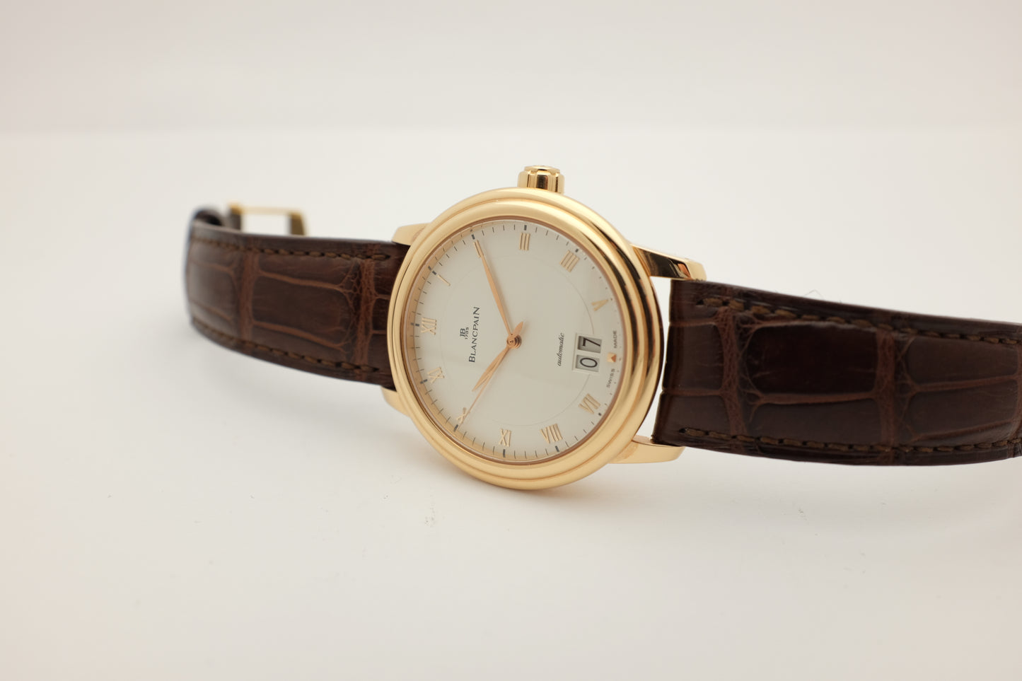 Blancpain Villeret 18kt Rose Gold 38MM 6850-3642-55