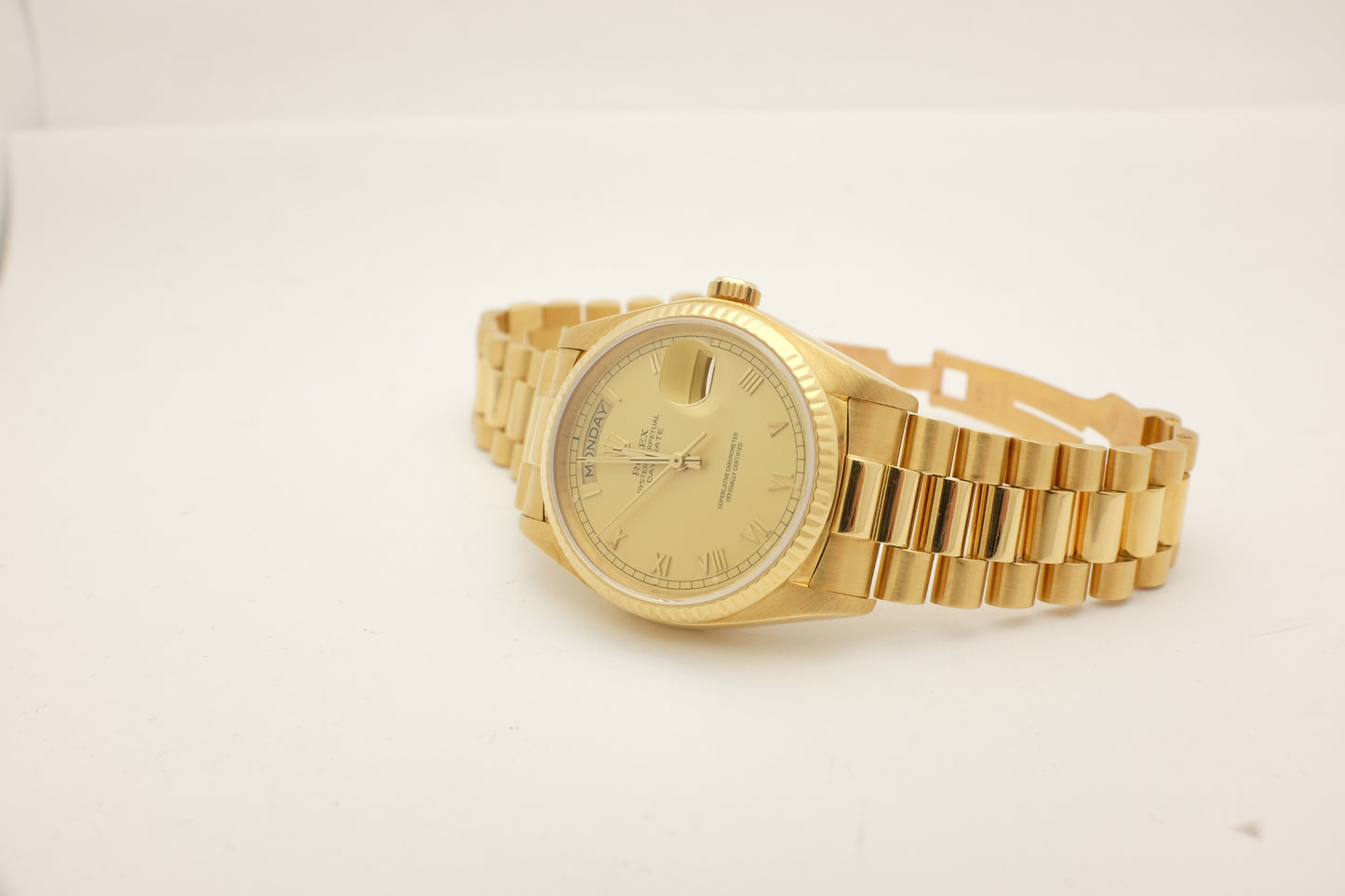 Rolex President Day-Date 18K Yellow Gold 36MM Ref. 18038 CIRCA 1981