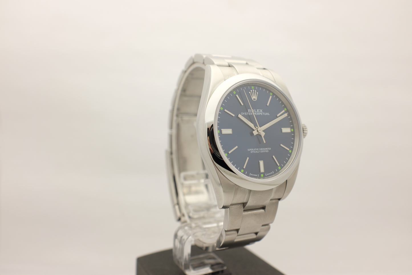Rolex Oyster Perpetual Blue 39MM 114300 Box Papers 2019