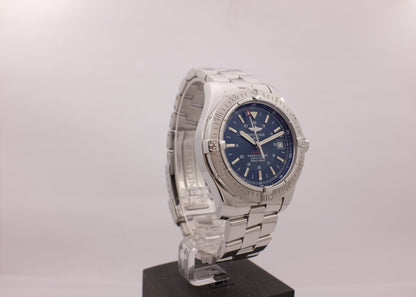 Breitling Colt Steel Blue 41MM A17380 Box Papers 2009