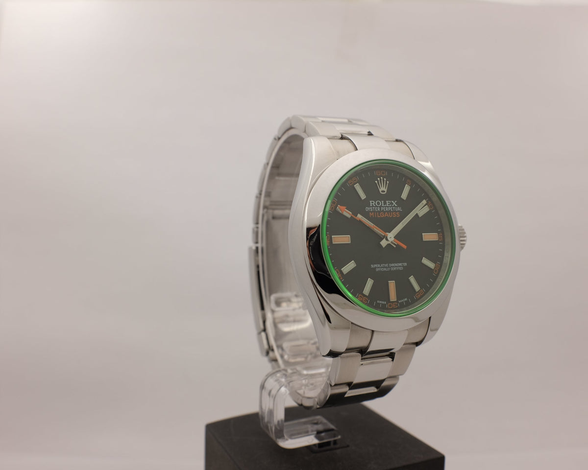Rolex Milgauss Green Sapphire 40MM 116400GV