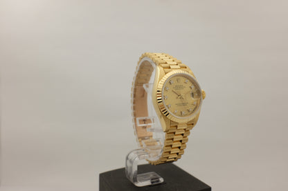 Rolex Datejust 18K Yellow Gold Factory Diamonds 26MM 69178