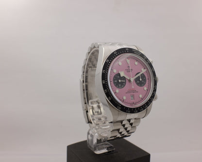 Tudor Black Bay Chronograph Steel Pink 41MM M79360N-0019 Box Papers 2025