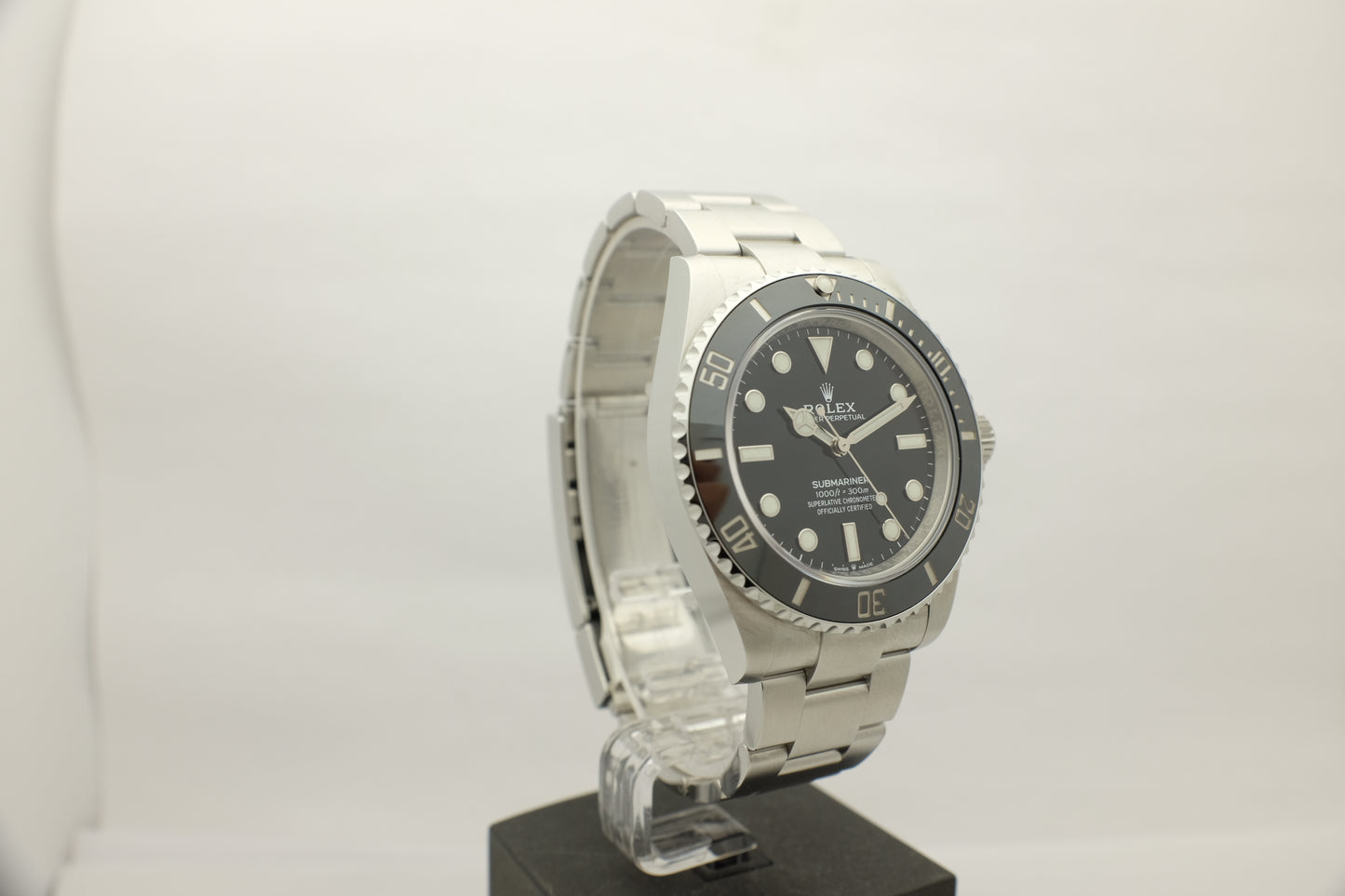 Rolex Submariner Steel No Date Ceramic 41MM 124060 Box Papers 2023