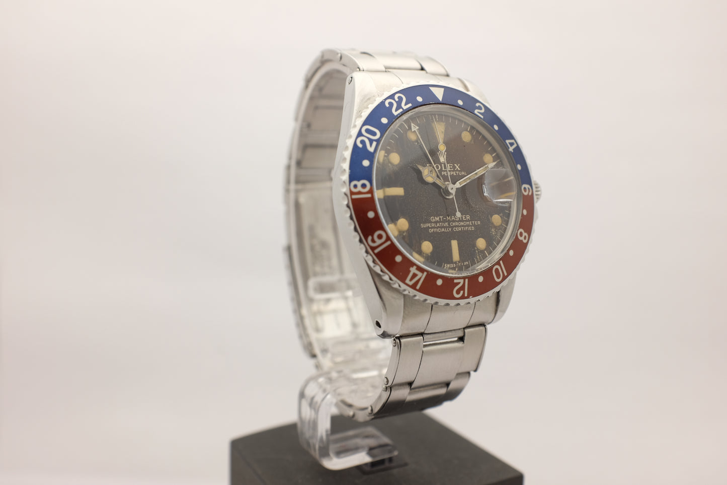 Rolex GMT Master Gilt Brown Dial Pepsi 1675 CIRCA 1964