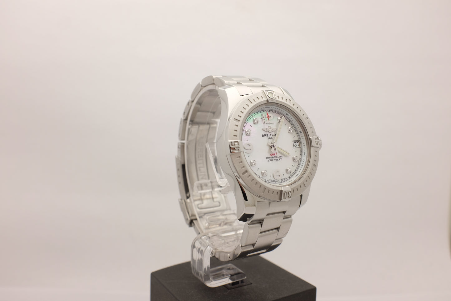 Breitling Colt 36MM MOP Diamonds 36MM A7438911/A771 Box Papers 2017