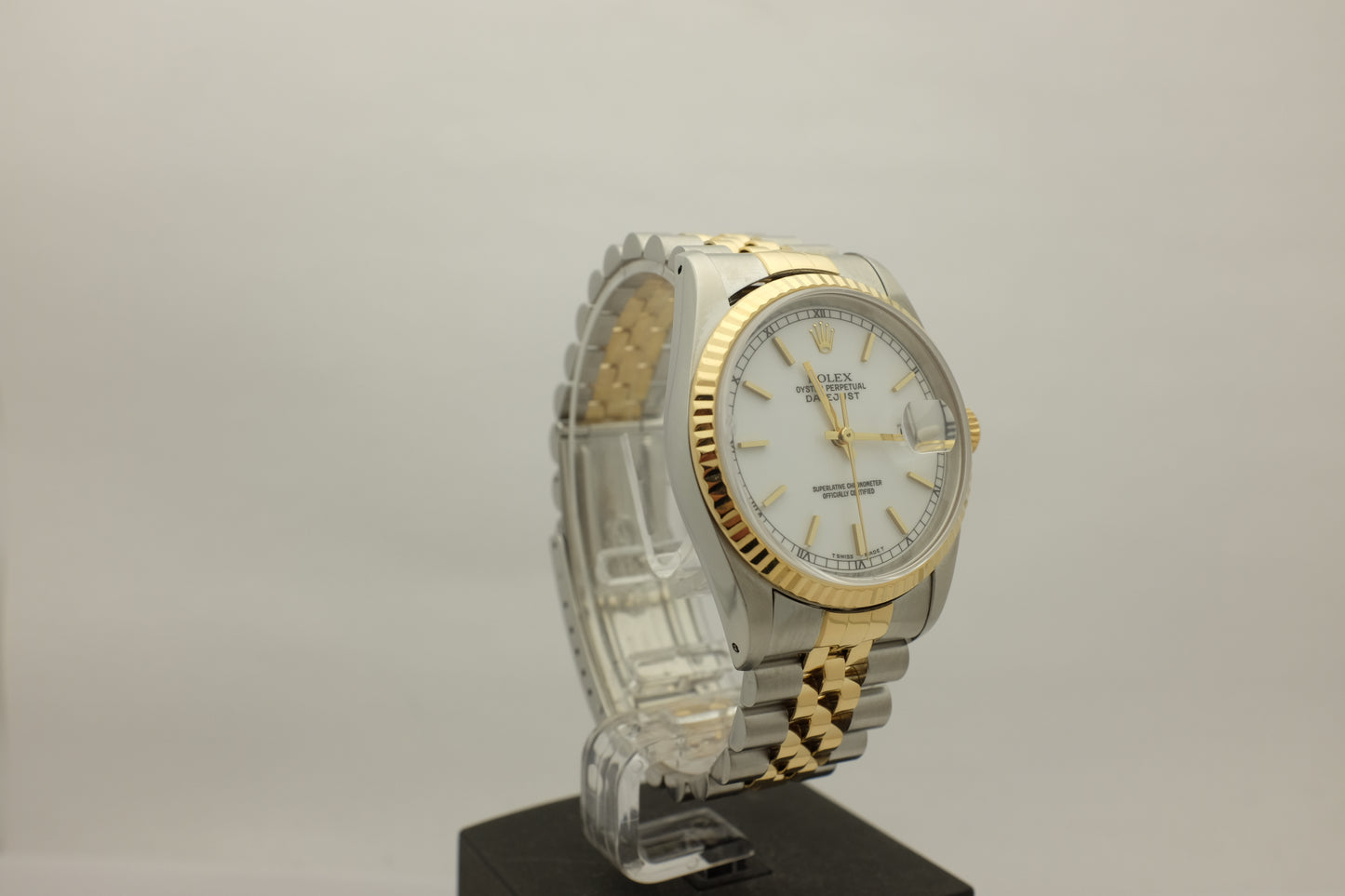 Rolex Datejust 18kt Steel Jubilee 36MM 16233 Box Papers 1993