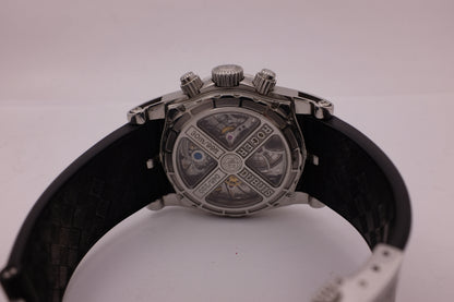 Roger Dubuis Sympathie Chronograph Steel Limited Edition 280Pcs 43MM Box Papers