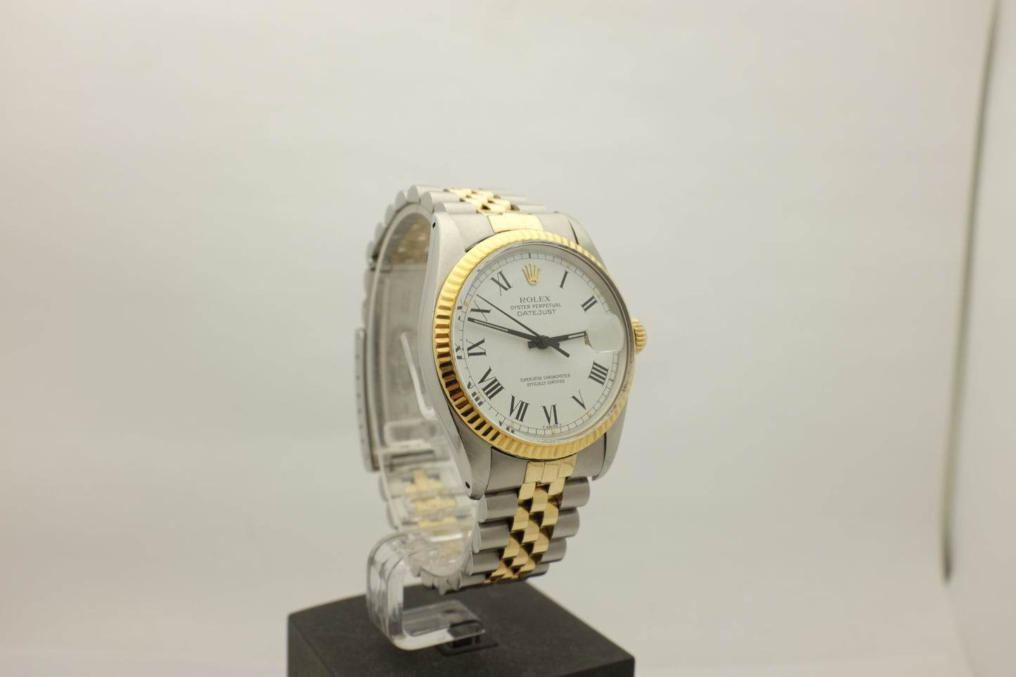 Rolex Datejust Gold And Steel Buckley Dial 36MM 16013