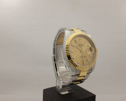 Rolex Datejust Yellow Gold Steel 41MM 126333 Box Papers 2021