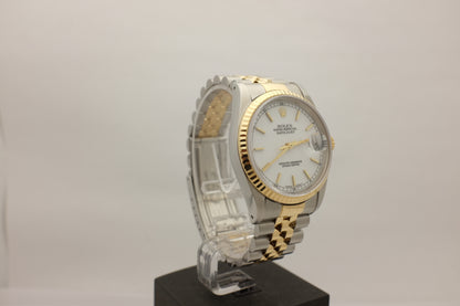 Rolex Datejust 18kt Steel Jubilee 36MM 16233 Box Papers 1993