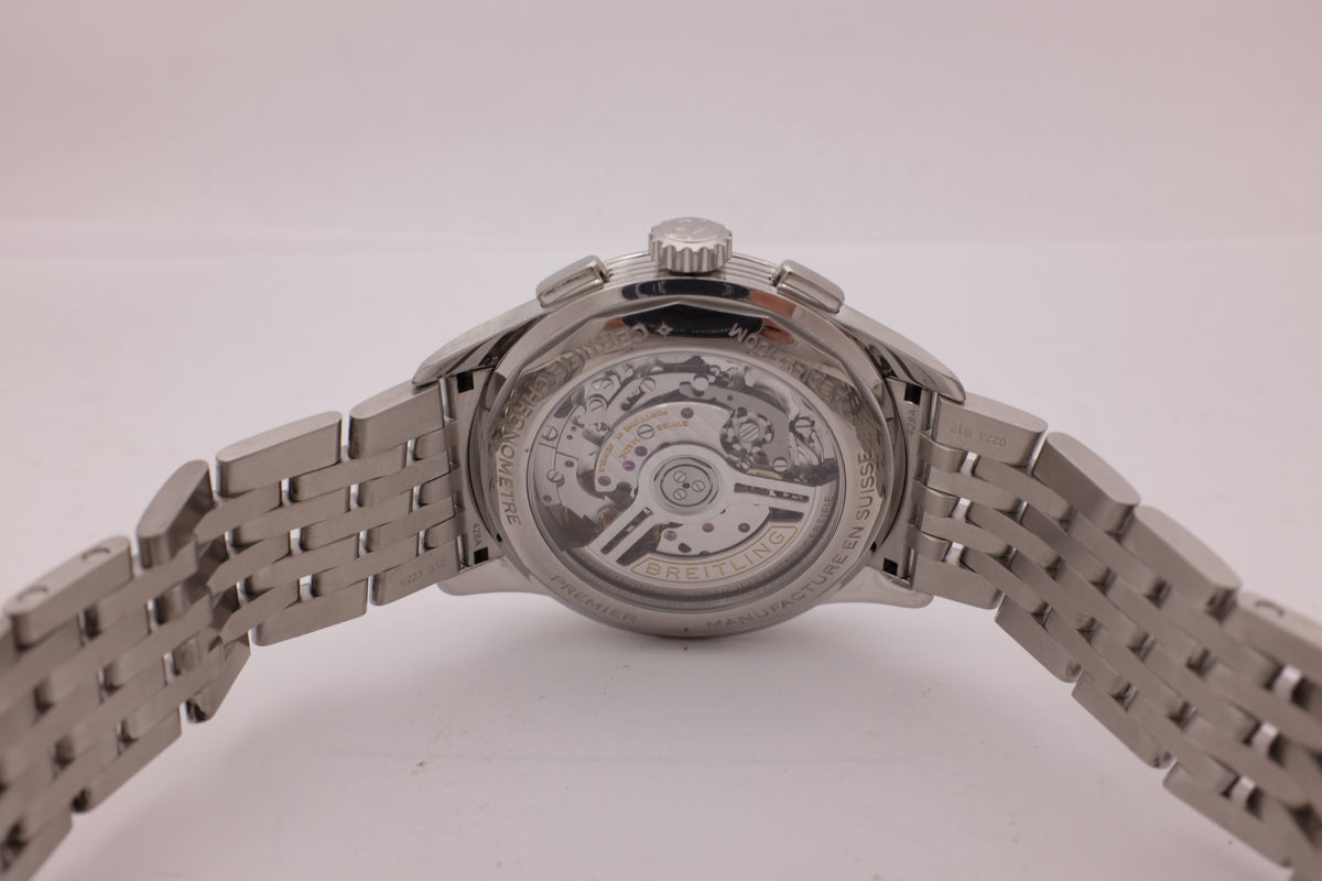 Breitling Premier B01 Chronograph Steel Blue 42MM AB0145171C1A1 Box Papers 2025