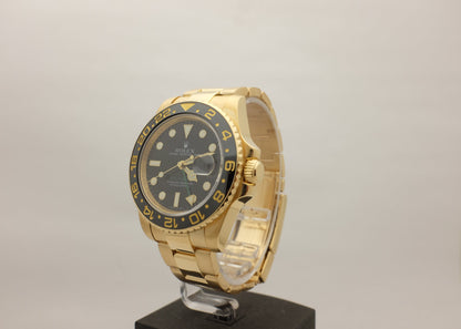 Rolex GMT Master II Ceramic Yellow Gold 116718 Box Papers 2008