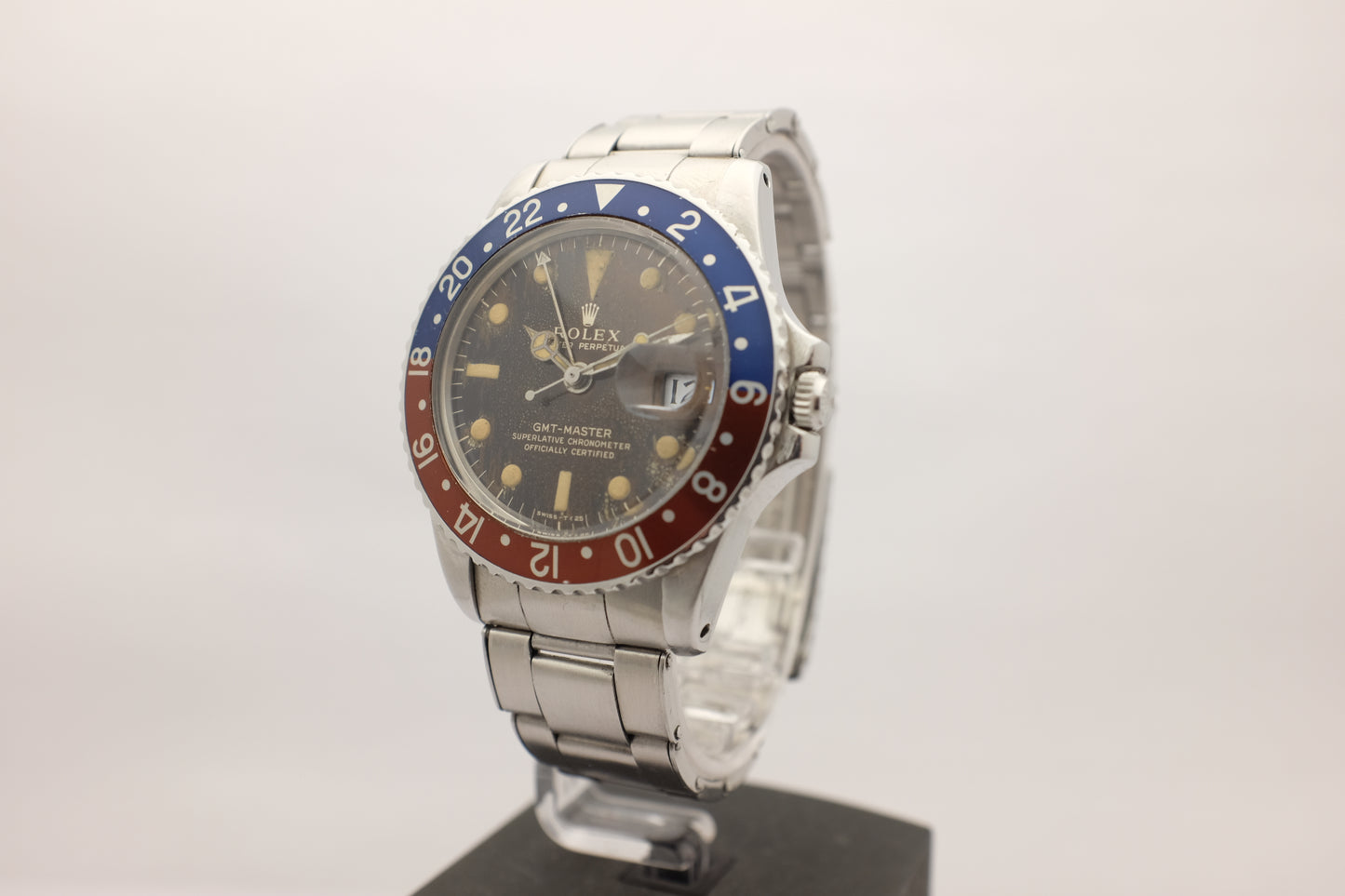 Rolex GMT Master Gilt Brown Dial Pepsi 1675 CIRCA 1964